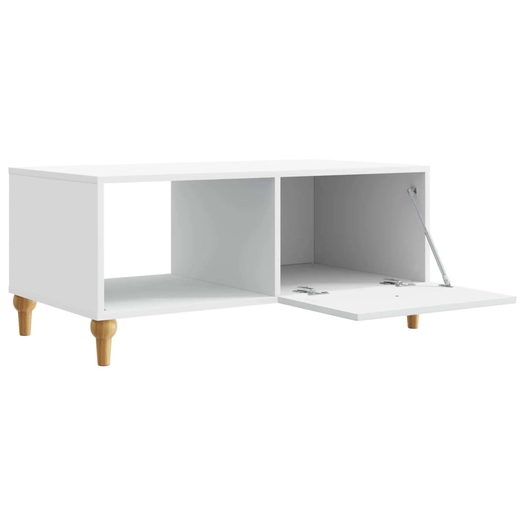 Tavolino da salotto Bianco 90 x 50 x 40 cm Legno ingegnerizzato 894265