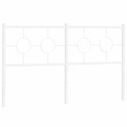 Testiera | Testata di Ricambio in Metallo Bianco 160 cm