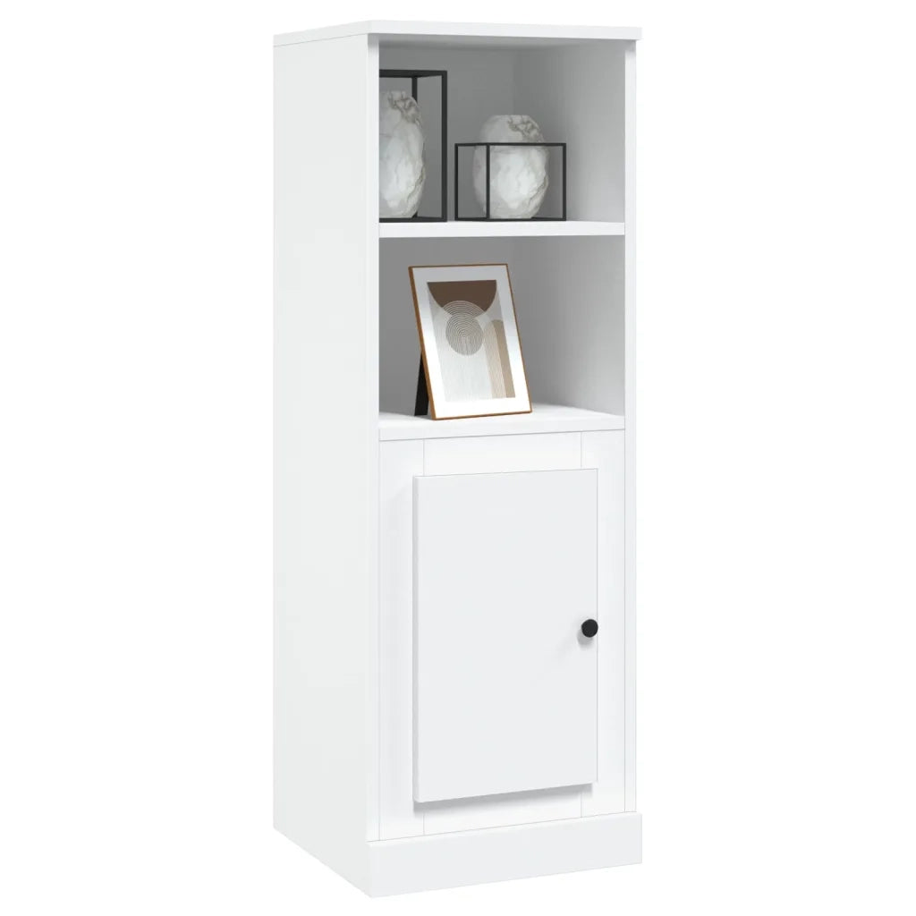 Credenza Bianca 36x35,5x103,5 cm in Legno Multistrato 816320