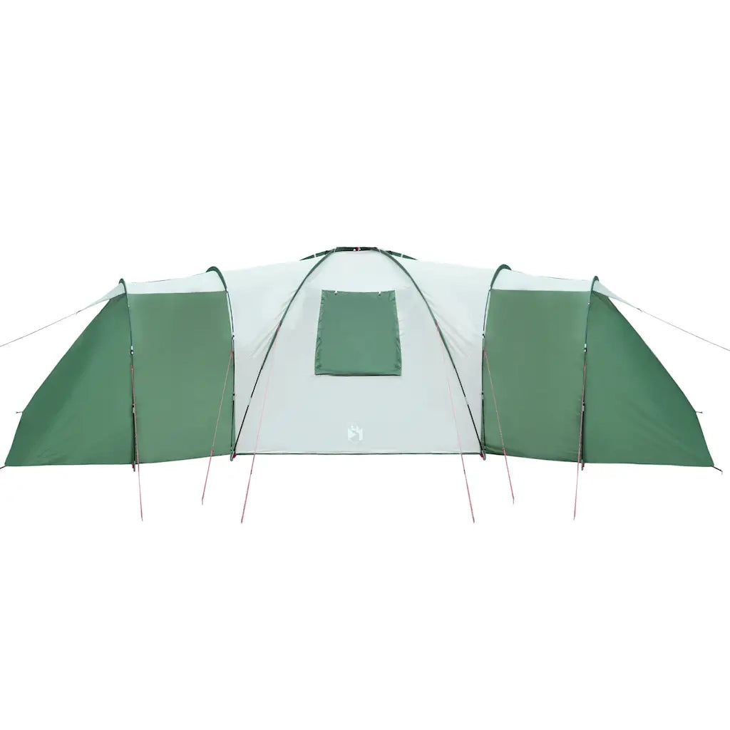 Tenda da Campeggio a Cupola per 12 Persone Verde Impermeabile 94346