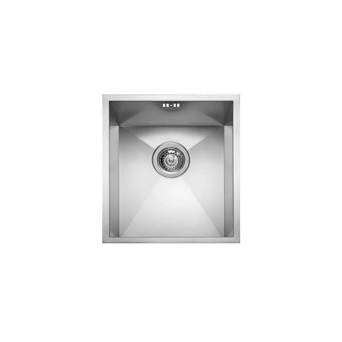 Elleci LIQ340SACUN Square 340 Lavello Inox 1 Vasca 38 cm Satinato cartone
