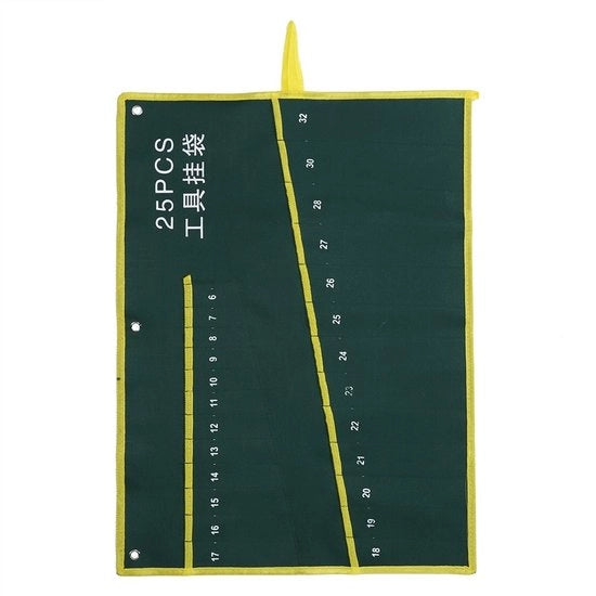 Organizzatore di attrezzi portatile - 25 taschi -  Design duraturo - Opvouwbaar - Attrezzi da mano - Trasportabile - Realizzato in canvas di alta qualità