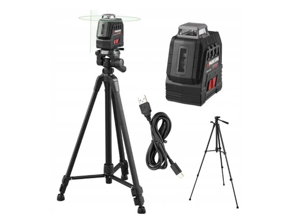 Livella Laser a Croce PARKSIDE PERFORMANCE Ricaricabile con Treppiede 4V - Prodotto esposto in negozio