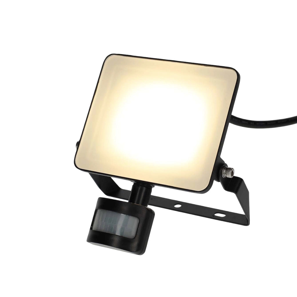 Faretto LED Connesso Wi-Fi con Sensore di Movimento 1500 lm 20W Nero Nedis