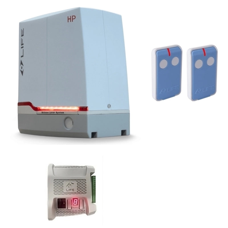 KIT PER CANCELLO SCORREVOLE LIFE SETUP DEUS 6HP_ EASY 1KE0330000 AUTOMAZIONE