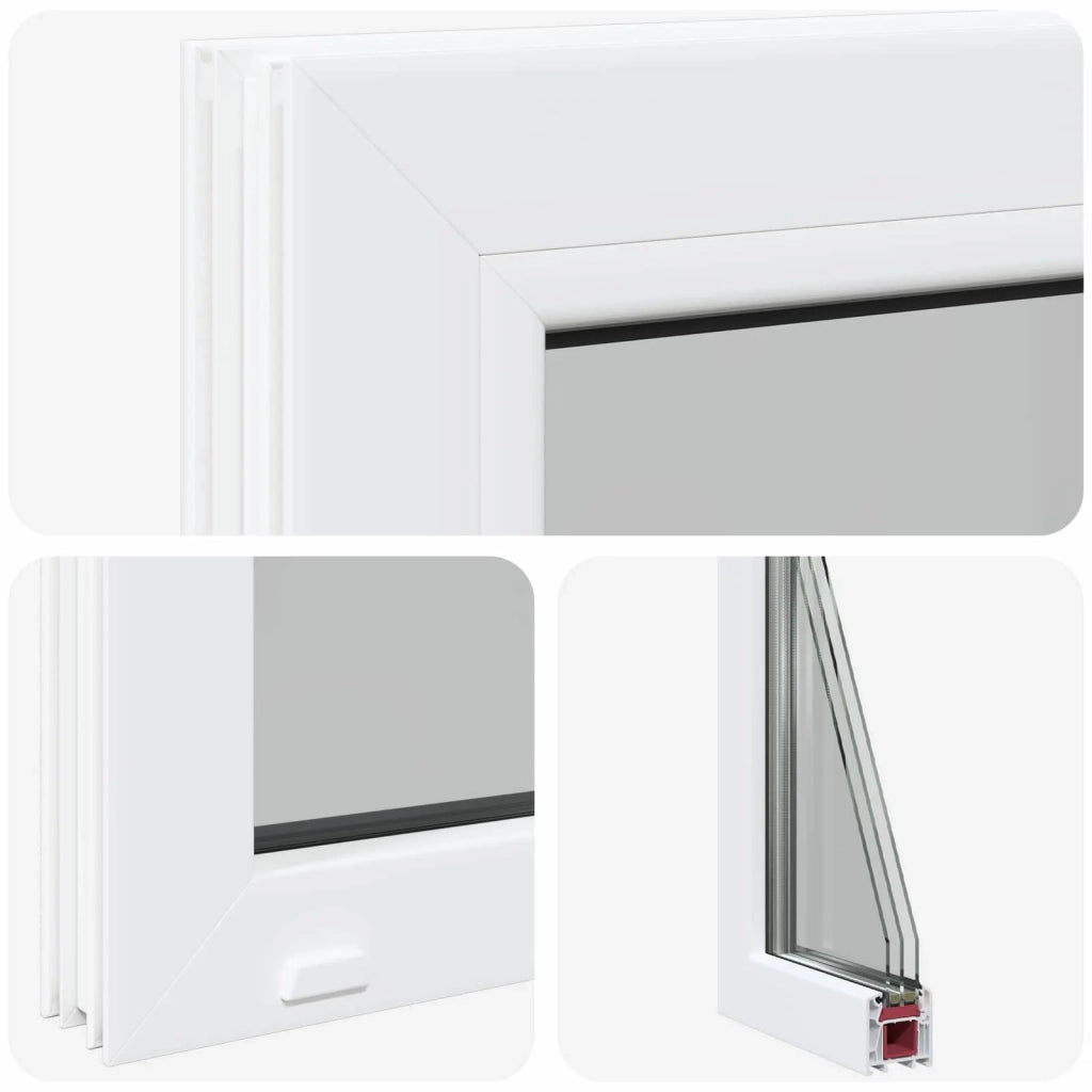 Finestra Cantina RISOR 30 x 30 cm PVC e Vetro 42047984