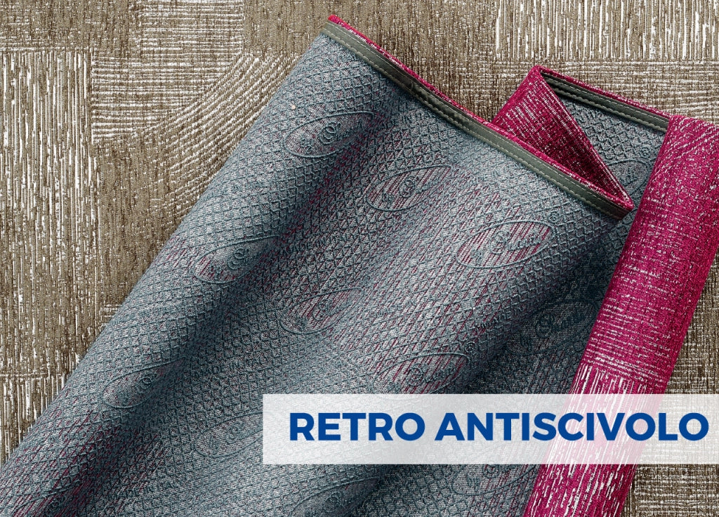 Tappeto Salotto Velour Antiscivolo Disegno Graffio By Suardi - 85x150 - Fango