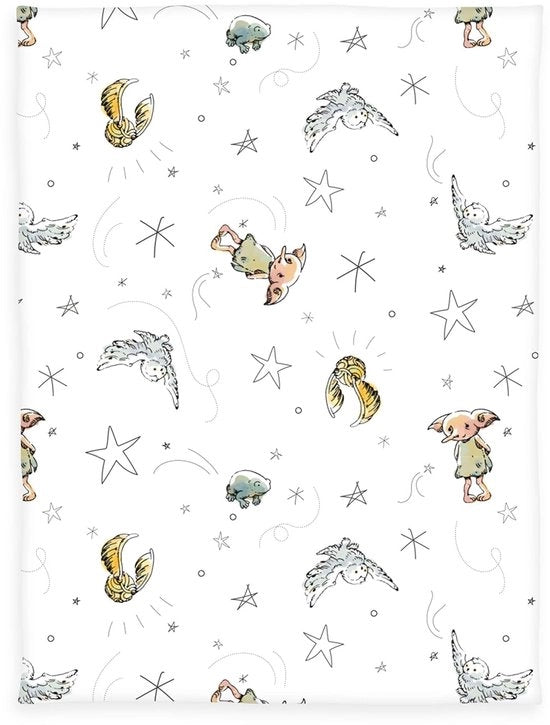 Bambino coperta morbida - tema Harry Potter - 1 pezzo - multicolore - 100% poliestere - 75x100 cm