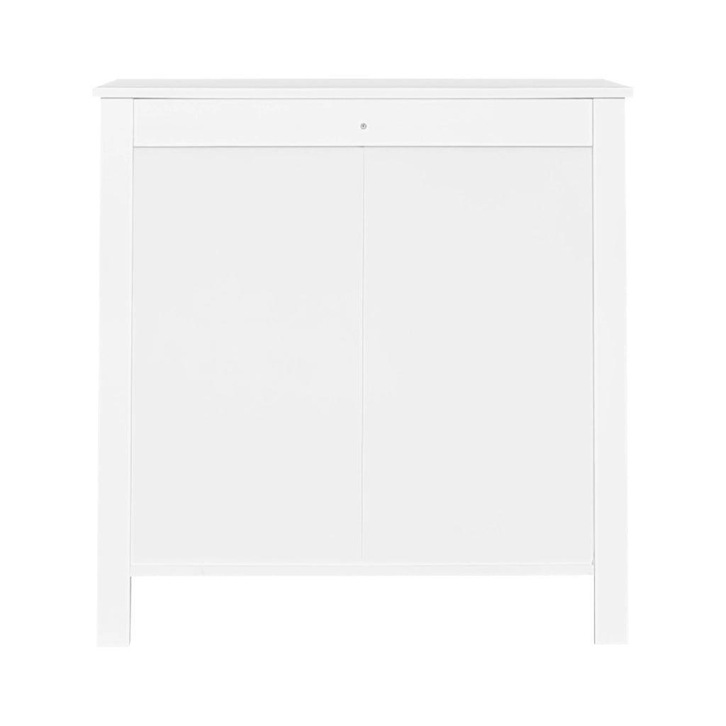 Credenza con Ante Speciali, Ganci e Cassetti ¨C Xylo ¨C Bianco/Nero