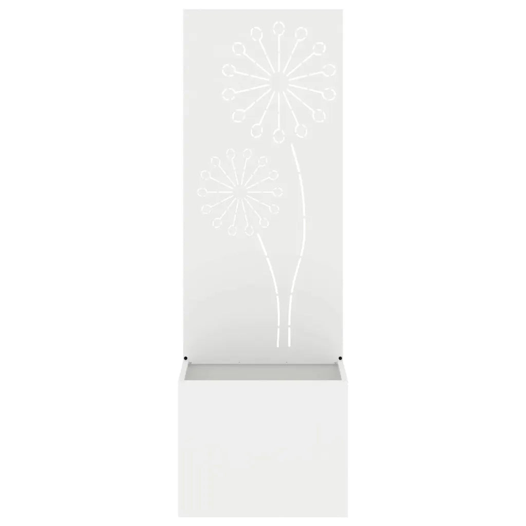 Schermo per privacy in giardino Traforo Bianco 50 x 150 cm CFW1404284