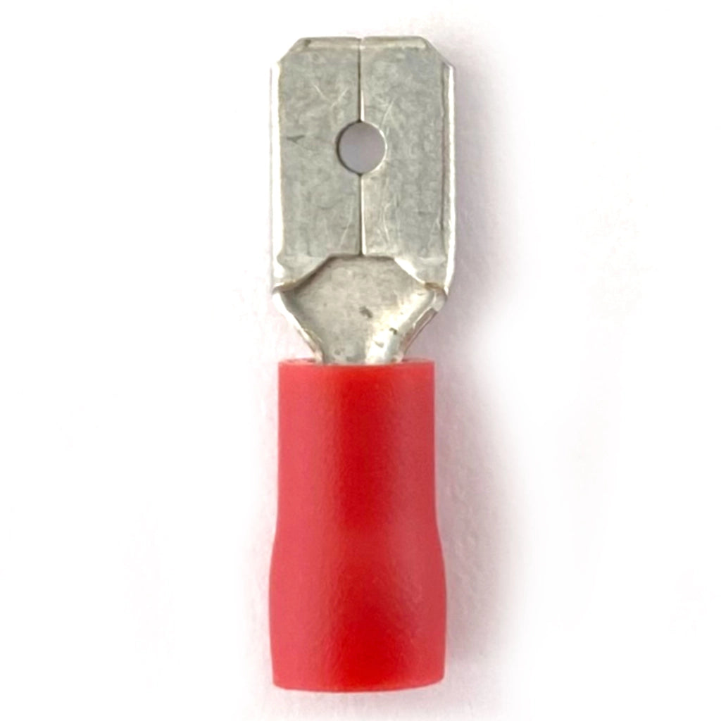 Capocorda preisolato rosso 6,3X0,8 MASC. A 01/P Aleyay