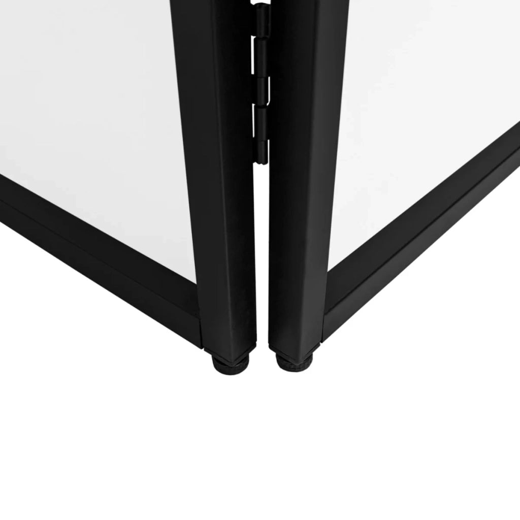 Supporto DJ Booth cabina tavolo pieghevole setup mobile discoteca nero e bianco
