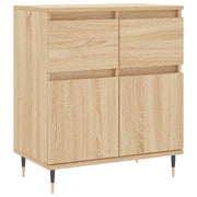 Buffet credenza cassettiera armadio mobile contenitore organizer cucina soggiorno rovere Sonoma 60 x 35 x 70 cm legno ingegnerizzato marrone 02_0031614