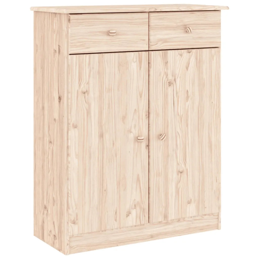 Scarpiera | Mobile per scarpe ALTA 77x35x96 cm in Legno Massello di Pino
