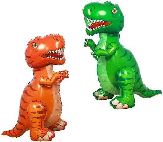 Decorazione di Festa per Bambini Dinosauri XXL - 2 Pezzi - Design Realistico - Tema Giungla - Decorazione di Festa per Compleanno