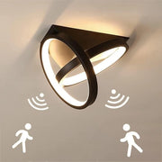 Lampada da soffitto LED con rilevamento movimento - Illuminazione moderna per scale e corridoi - 3000K
