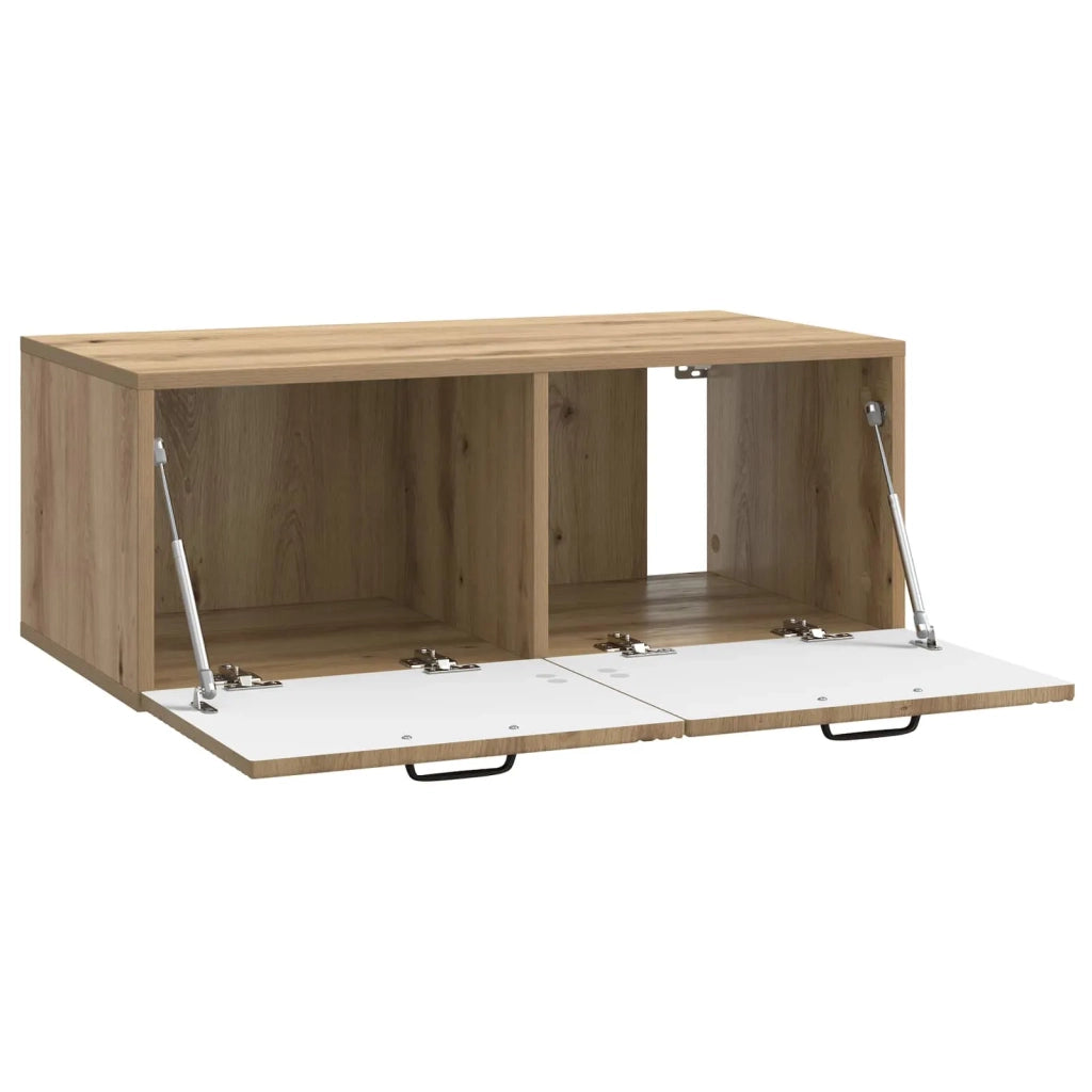 Mobile Porta TV da Muro Rovere Artigianale 78,5 x 41 x 30 cm