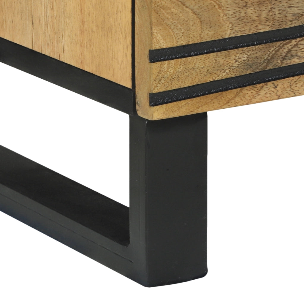 Armadio a buffet 60x33.5x75 cm in legno massello di mango