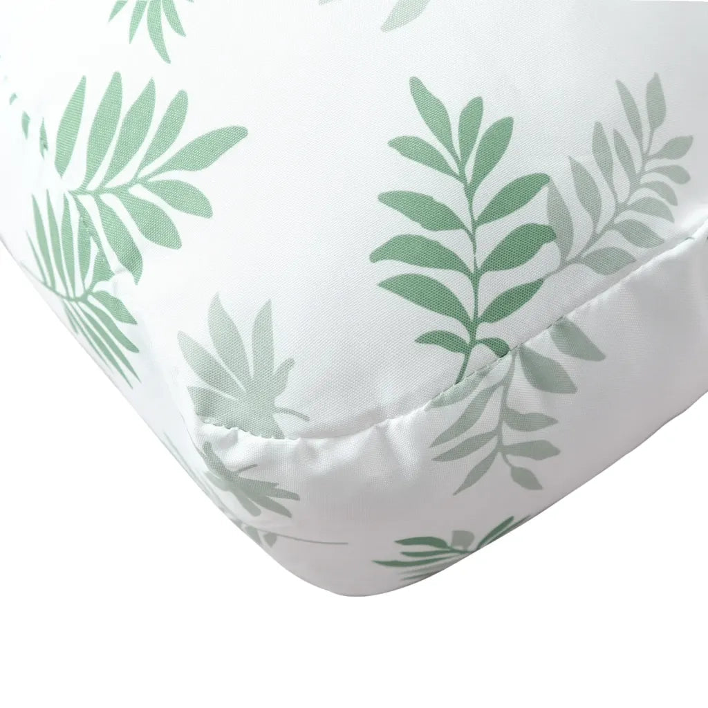 Cuscino per Pallet con Motivo a Foglie 50x40x12 cm in Tessuto 360553
