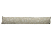 Paraspiffero Decorativo Salsicciotto Porta Finestra Sfoderabile Cuore Bianco 110cm