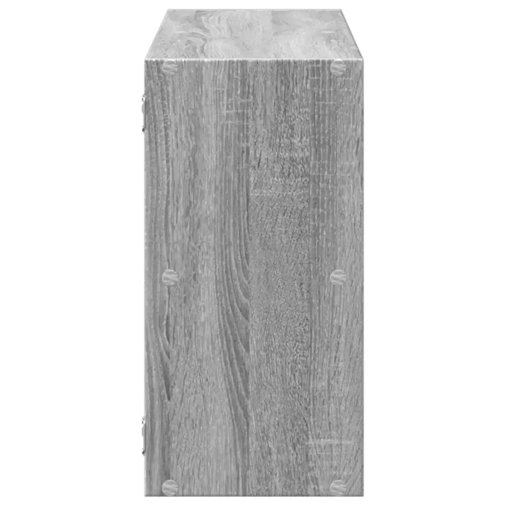 vidaXL Scaffale a Muro Grigio Sonoma 100x25x50 cm in Legno Multistrato