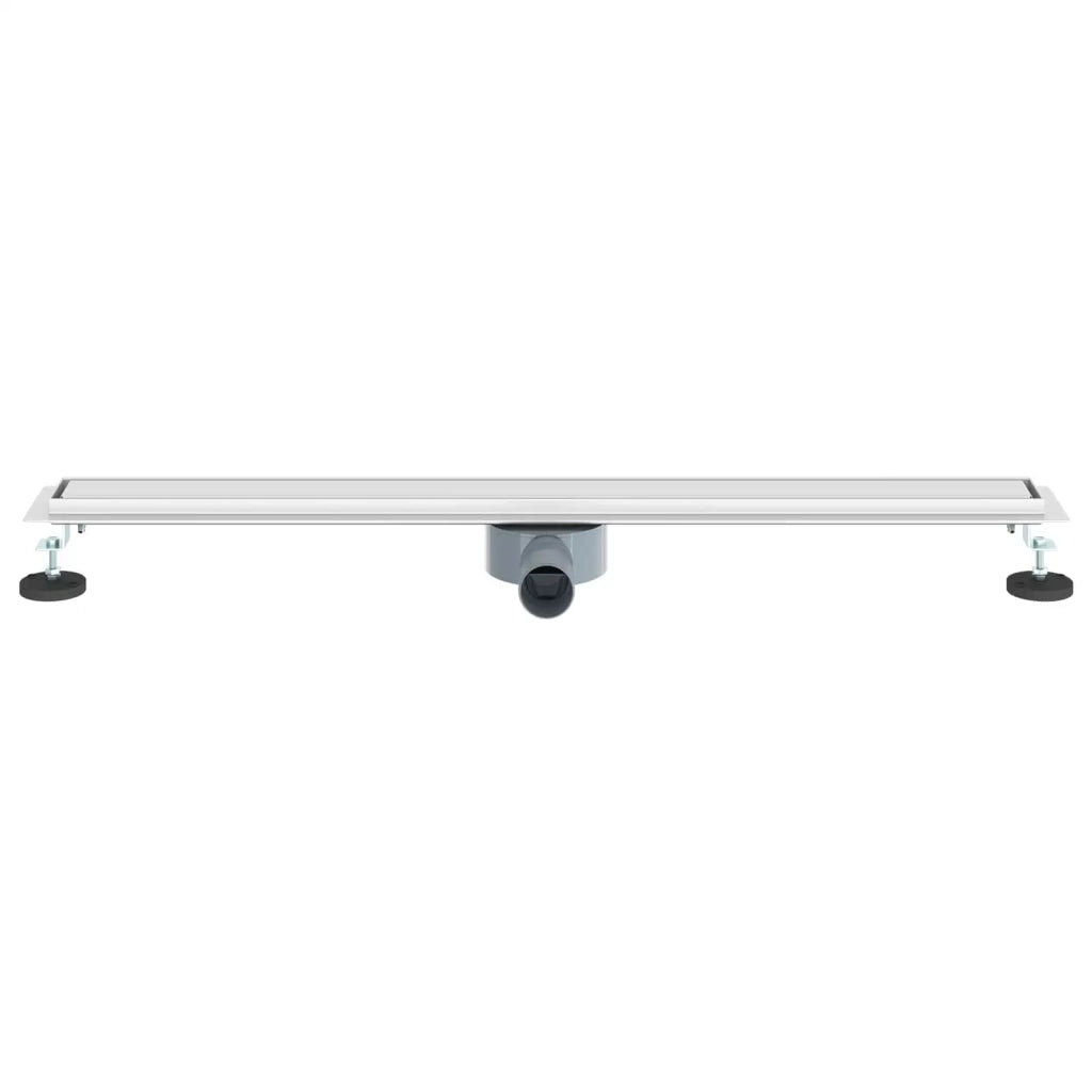 Scarico doccia 2-in-1 con sifone a 360° Argento 90 cm