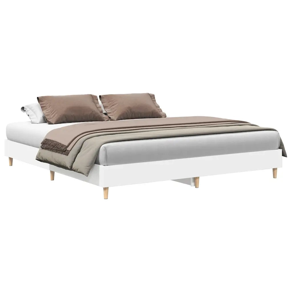 Giroletto senza Materasso Bianco 160x200cm in Legno Multistrato 3329030