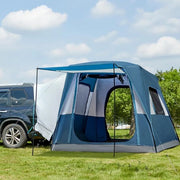 Tenda da Campeggio 2 in 1 per 4-5 Persone, Auto Zona di Sosta, 2000mm, Impermeabile, con Porta di Coda