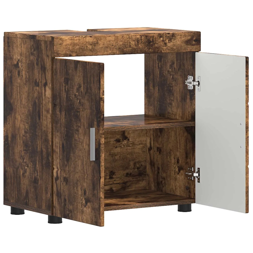 Set di Armadi da Bagno TULUM Rovere fumé 60 x 34 x 63 cm
