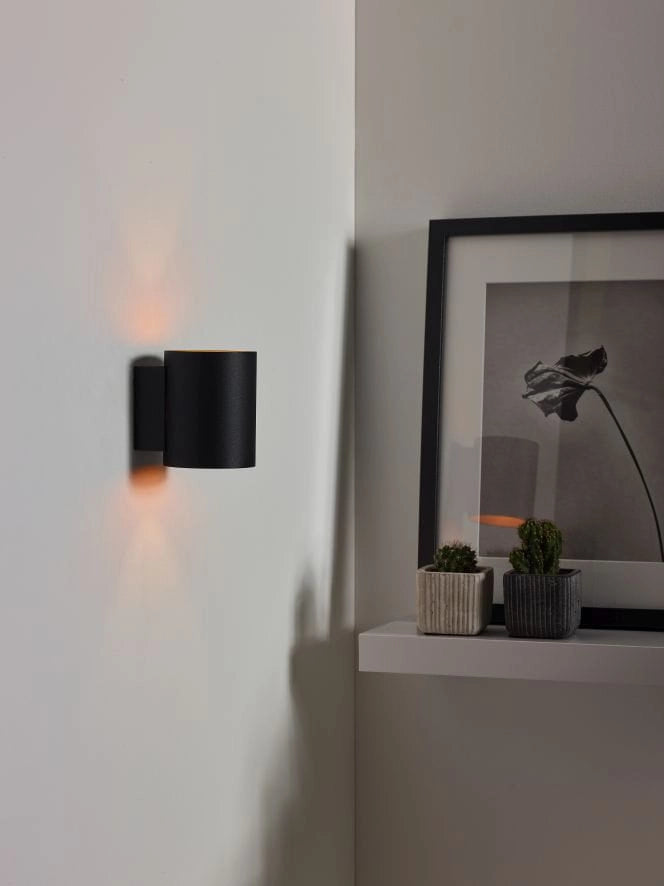 Applique Lucide Xera nera ottone G9 42W 23252/01/30
