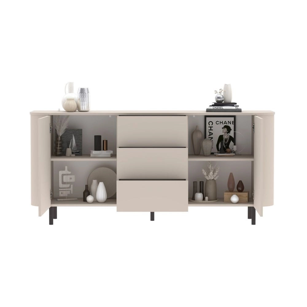 Madia Marini con 2 ante e 3 cassetti colore cashmere