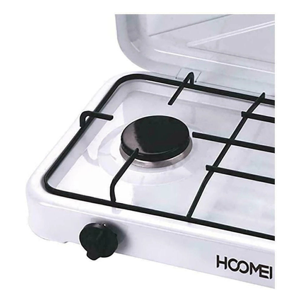 Trade Shop - Cucina A Gas Fornello Piano Cottura Doppio 2 Fuochi Per Uso Interno Ed Esterno -