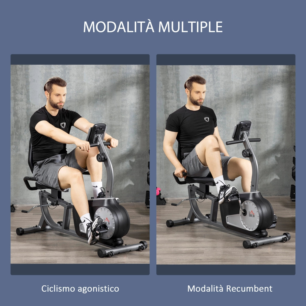 Cyclette Orizzontale Recumbent ¨C zephmum ¨C 122-137x62x103 cm