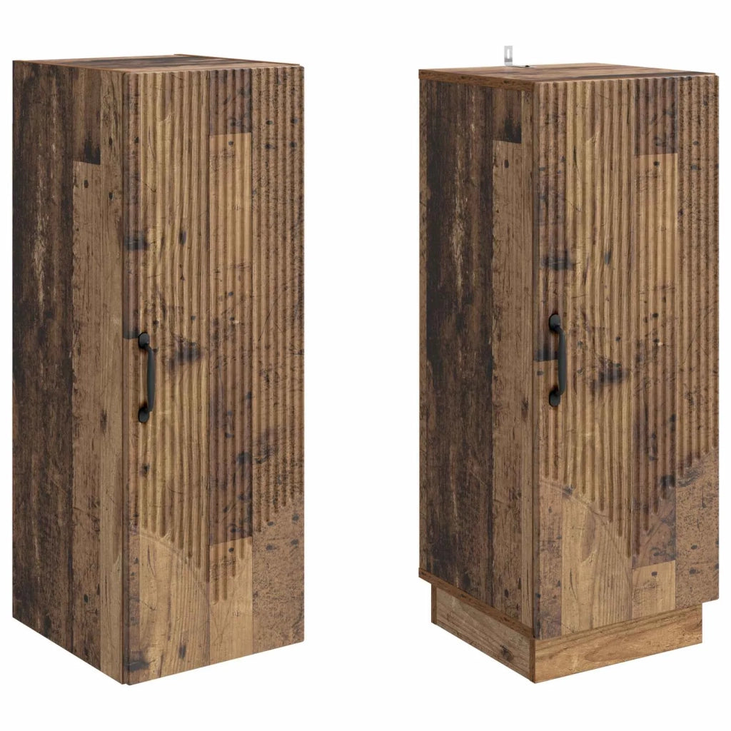 Set di armadi 2 pcs Legno antico Legno ingegnerizzato