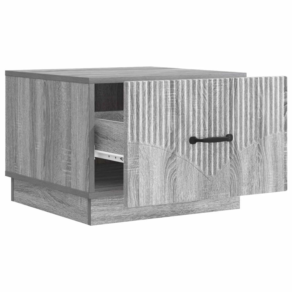 Tavolino da salotto con cassetto Grigio Sonoma 49 x 50 x 37 cm
