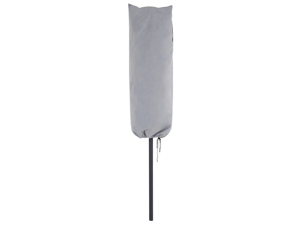 Copertura per ombrellone da giardino in tessuto rivestito in PVC grigio 157 x 69 x 53 cm