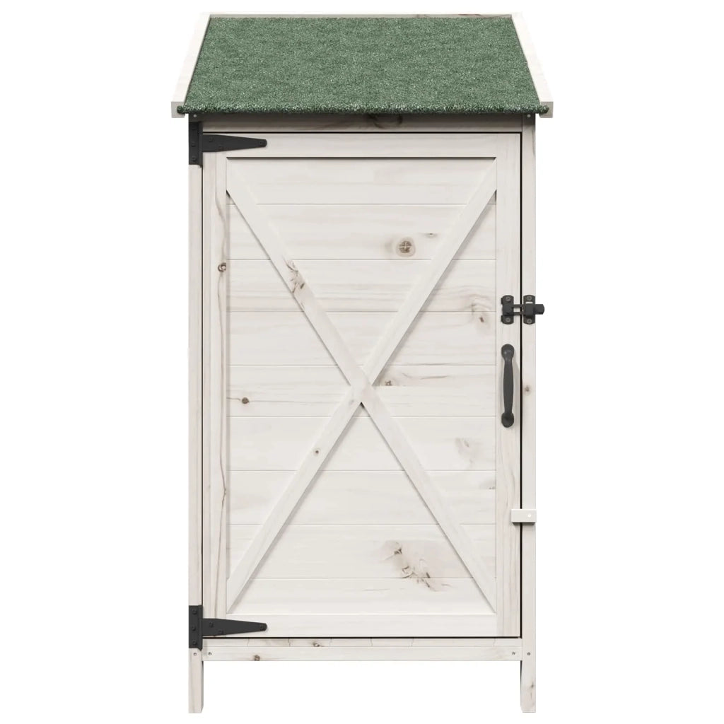 Capanno da Giardino Bianco 59,5 x 56 x 113,5 cm 42033469