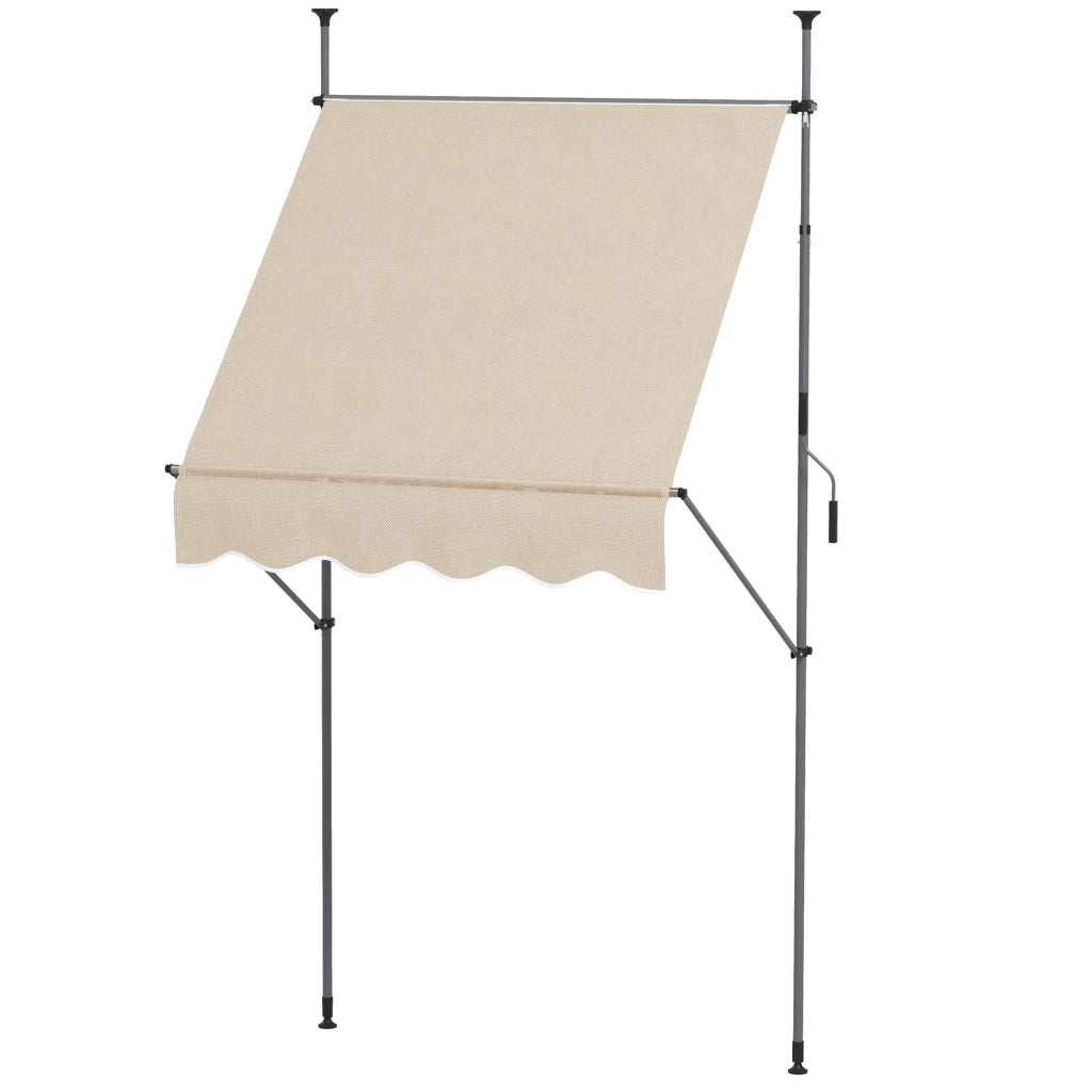 Tavolo pieghevole allungabile ¨C zephmum ¨C 150x120x210-300 cm metallo sabbia