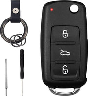 Sistema di protezione per chiavi auto pieghevole con hanger compatibile con VW Golf Polo Tiguan - Contenitore di riserva per chiavi di auto