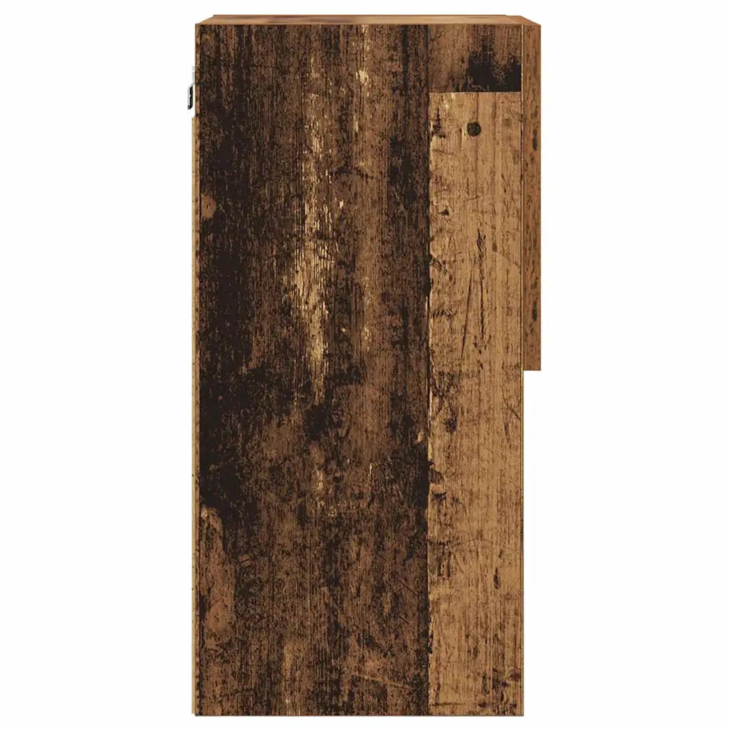 Mobiletti TV a parete 2 pcs Legno vecchio 30,5 x 30 x 60 cm
