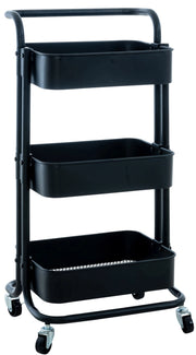 Carrello portaoggetti Mailo nero
