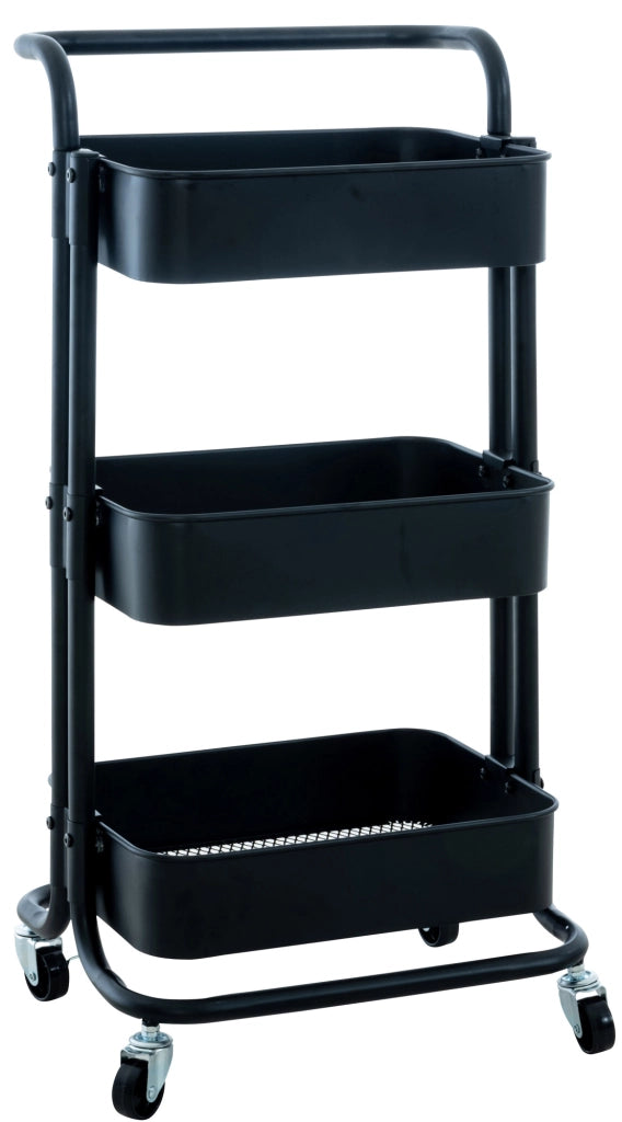 Carrello portaoggetti Mailo nero