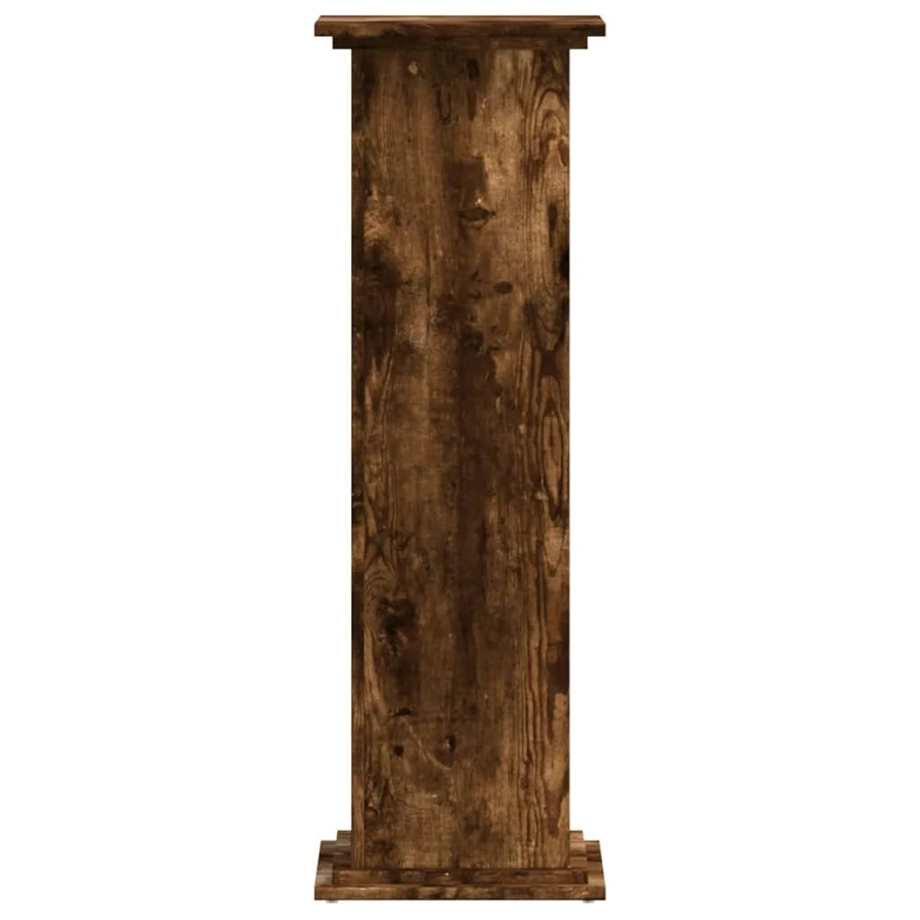Portavasi mobiletto per fiori 33 x 33 x 100 cm legno ingegnerizzato marrone 02_0045142