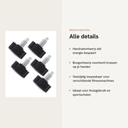 Allen per Allen Trainer per Casa - 5 Pezzi - Fitness Pop - Manubrio di Trazione - Allenamento di Esercizio - Leggero e Compattabile - Allenatore per Fitness