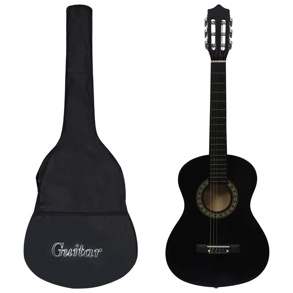 Chitarra Classica Principianti e Bambini Custodia Nera 1/2 34" cod mxl 77776