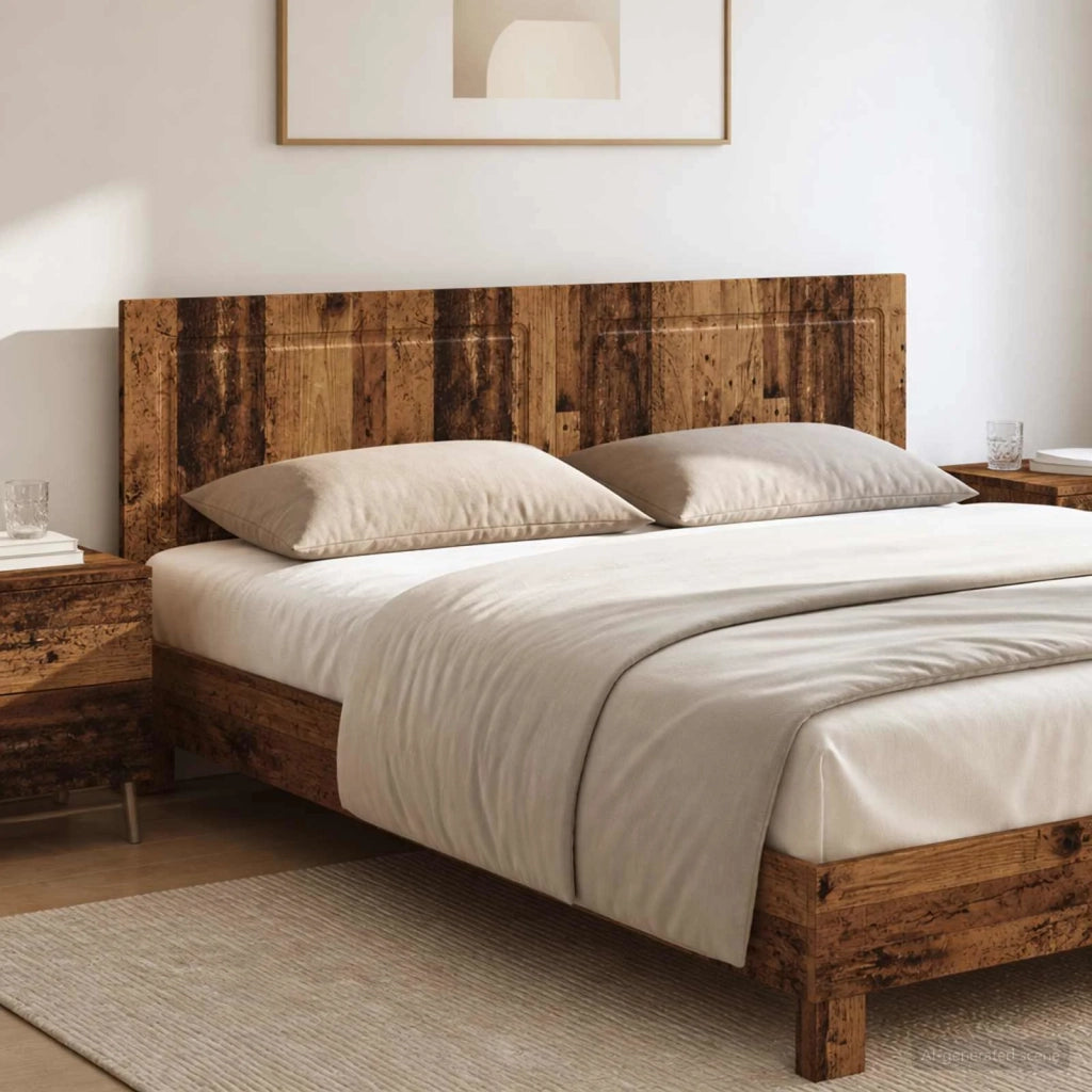 Testiera da Muro UTRECHT Legno antico Legno ingegnerizzato 897813