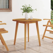 Tavolo da Giardino Ã˜85x75 cm in Legno Massello di Acacia cod mxl 34244