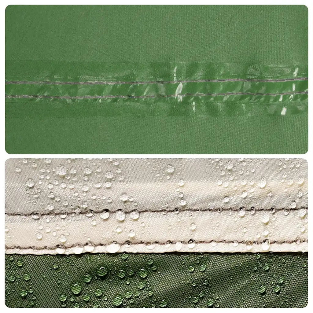 vidaXL Tenda da Campeggio per 1 Persona Verde Impermeabile