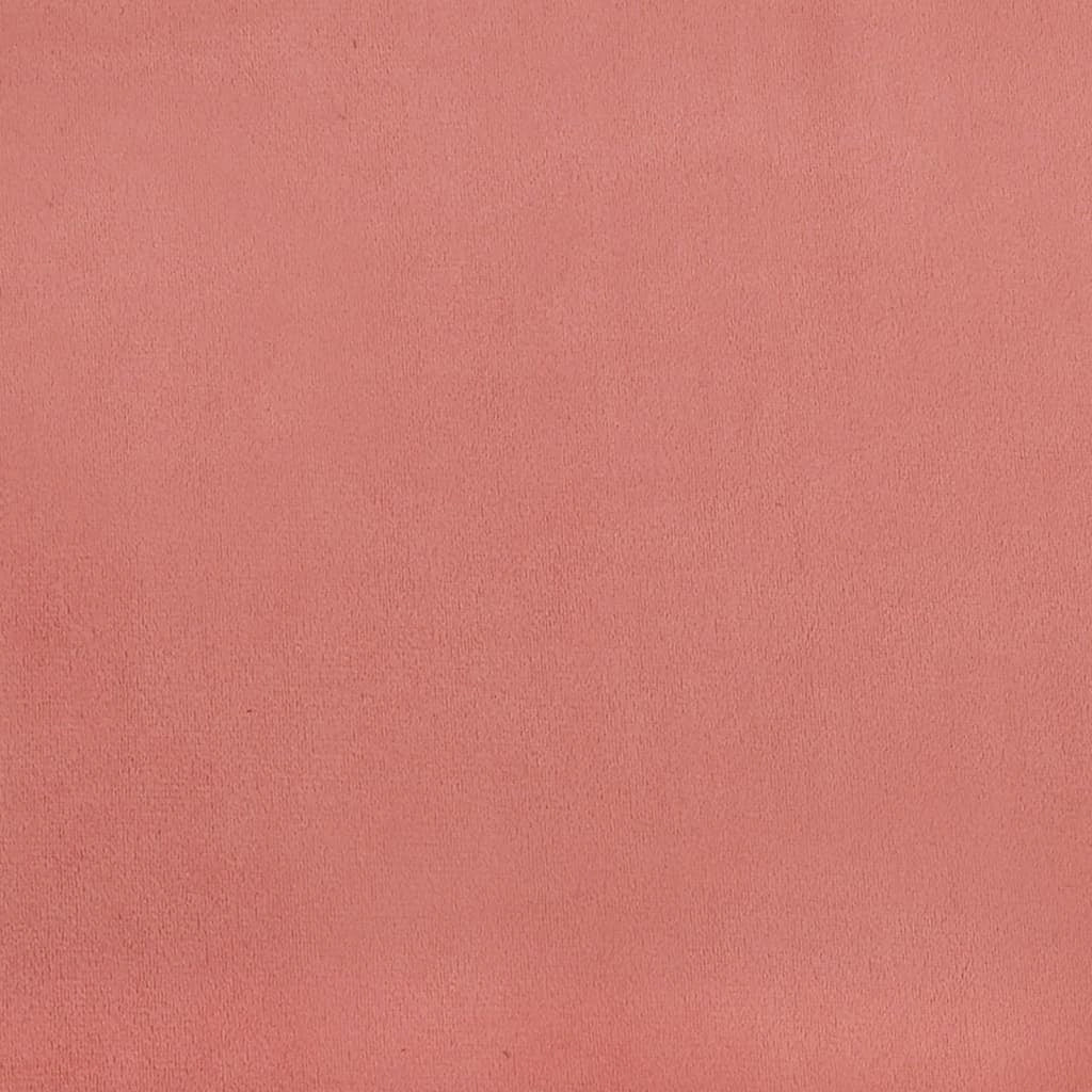 Sedia girevole/poltrona da ufficio/studio in velluto rosa 02_0024170