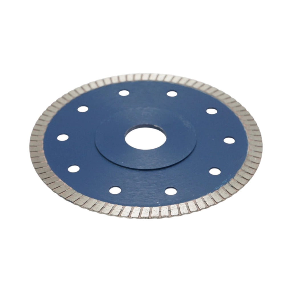 Disco diamantato turbo 125x22,23 mm, segmento 8 mm per piastrelle, maiolica, ceramica dura, marmo, granito Breckner Germany